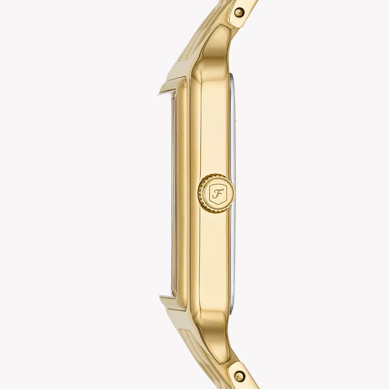 Fossil Women's Gold Stainless Steel Watch, Silver Dial | Es5220 by i-watch