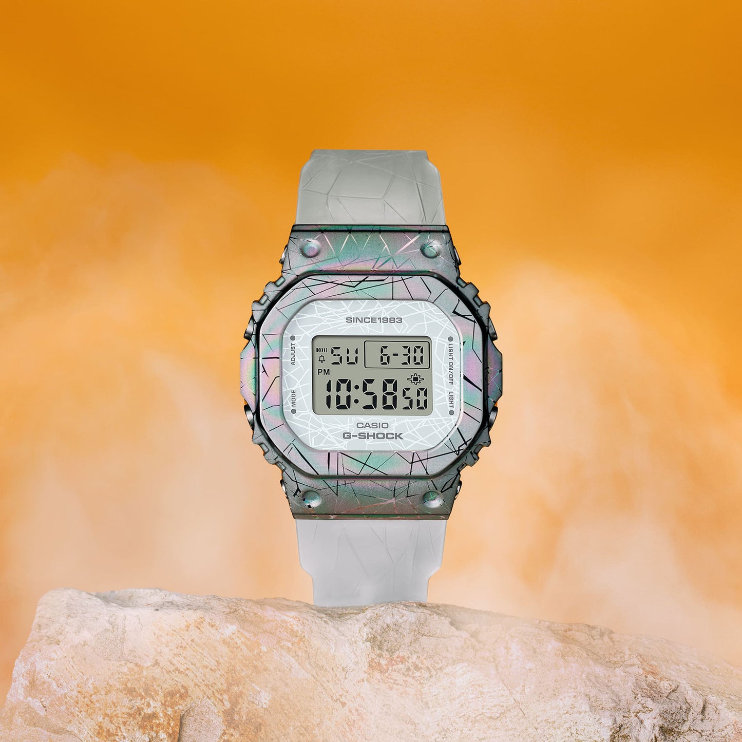 CASIO G-SHOCK GM-S5640GEM-7 G-SHOCK THE ORIGIN METAL COVERED SMALL - 40th Anniversary ADVENTURE GEM SERIE Women's Watch