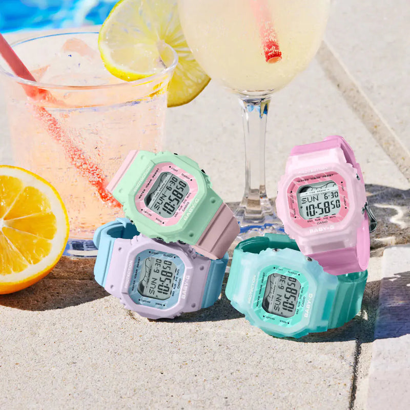 Baby-G Blx-565s-2dr: Adventure-Ready Women's Watch With Beach Vibes & Tide Graph! by i-watch