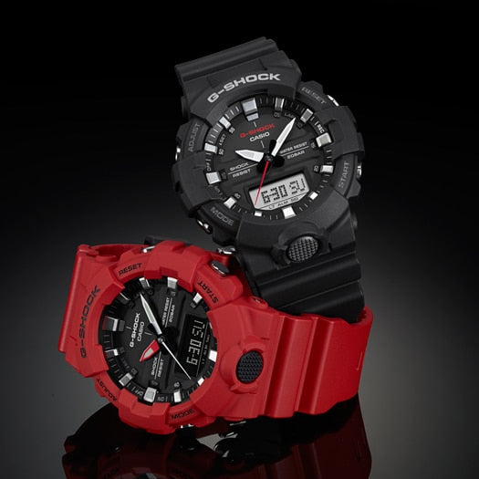 Casio G-Shock Ga-800-1a - Bold Functionality & Sporty Style Men's Watch With Black Resin BAnd and Dual Time Display