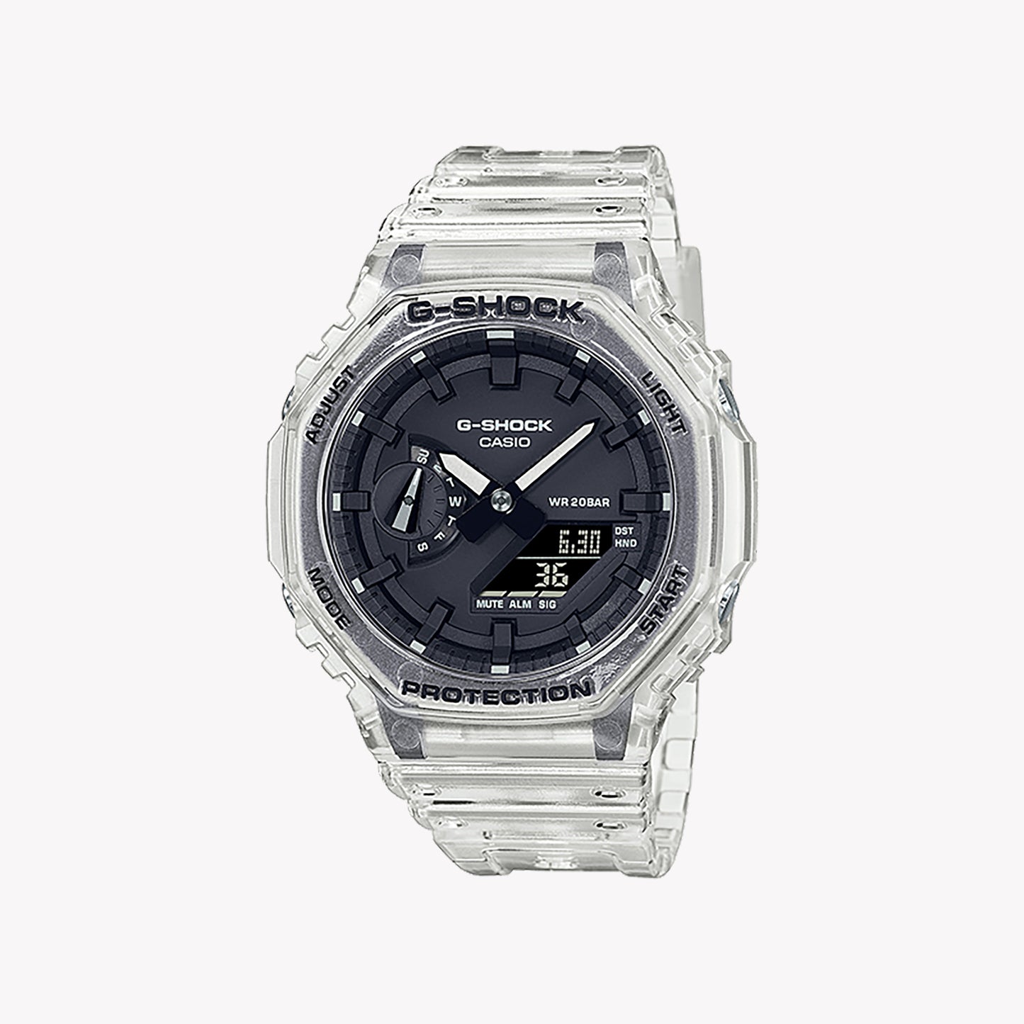 CASIO G-SHOCK GA-2100SKE-7A OAK Collection - SKELETON SERIE Men's Watch