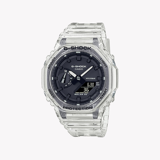 CASIO G-SHOCK GA-2100SKE-7A OAK Collection - Montre pour homme SÉRIE SQUELETTE