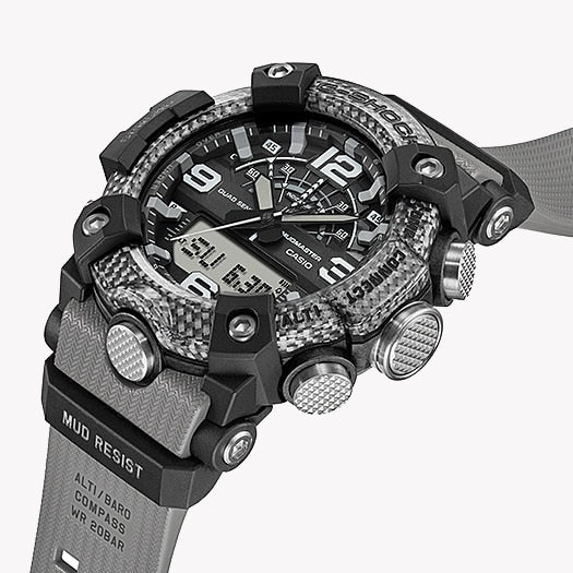 CASIO G-SHOCK GG-B100-8ADR RUGGED ADVENTURE - MEN'S WATCH WITH GRAY/BLACK DESIGN AND HIGH-TECH FEATURES