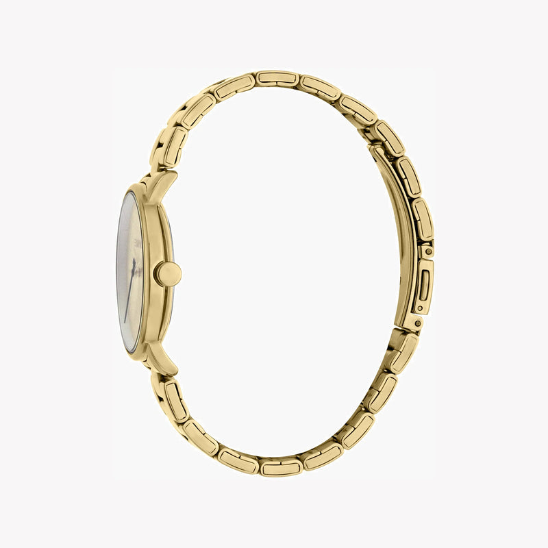 Esprit Women's Gold Stainless Steel Watch, Champagne Dial | Es1l188m0075 by i-watch