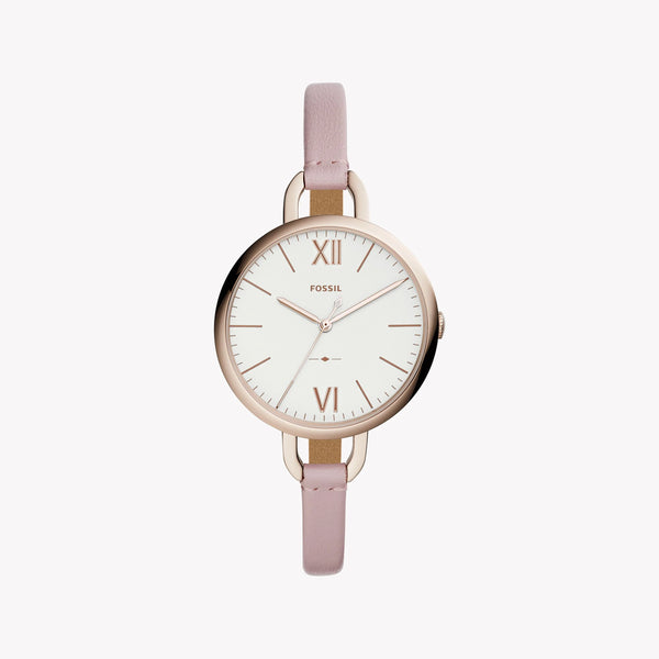 Fossil Women's Rose Gold Watch, White Dial | Es4356 by i-watch