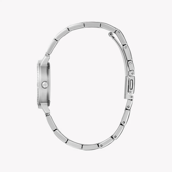 Guess Women's Silver Stainless Steel & Leather Watch | Gw0808l1 by i-watch