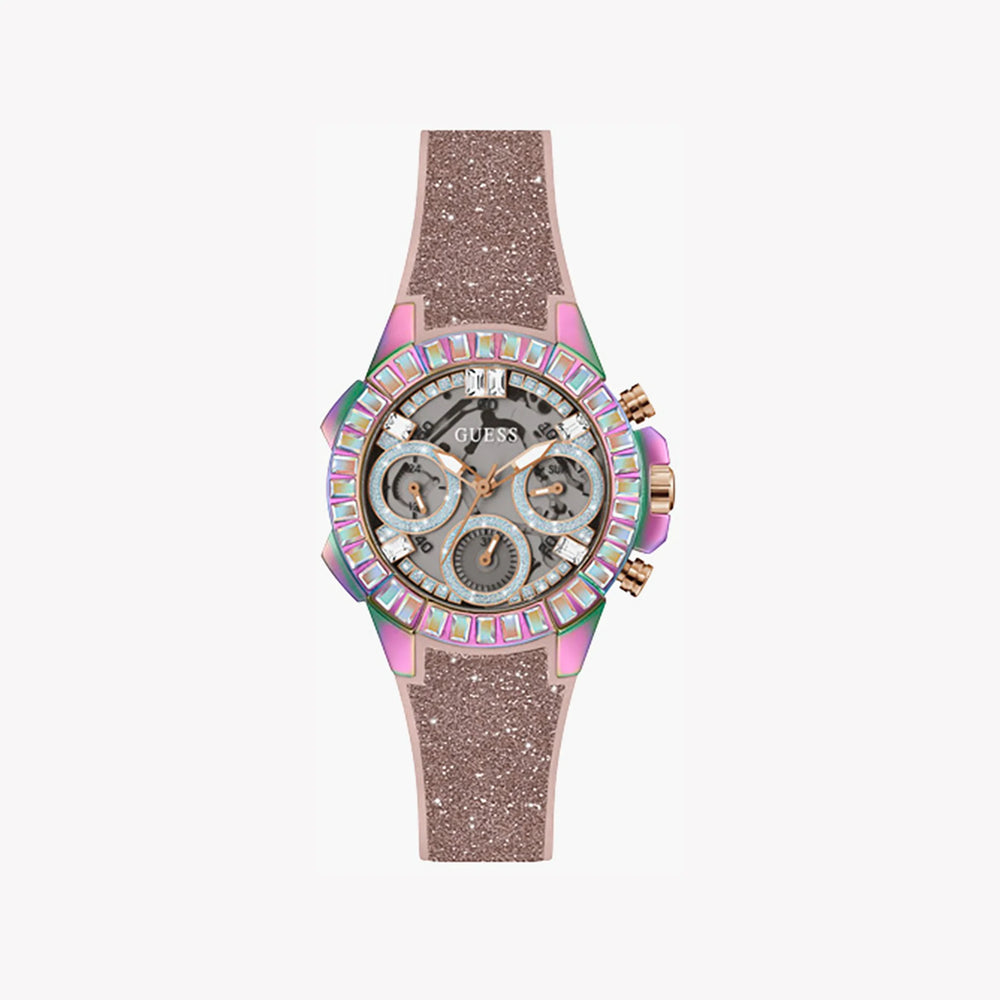 Guess Women's Multicolor Silicone Watch, Stainless Steel | Gw0313l4 by i-watch