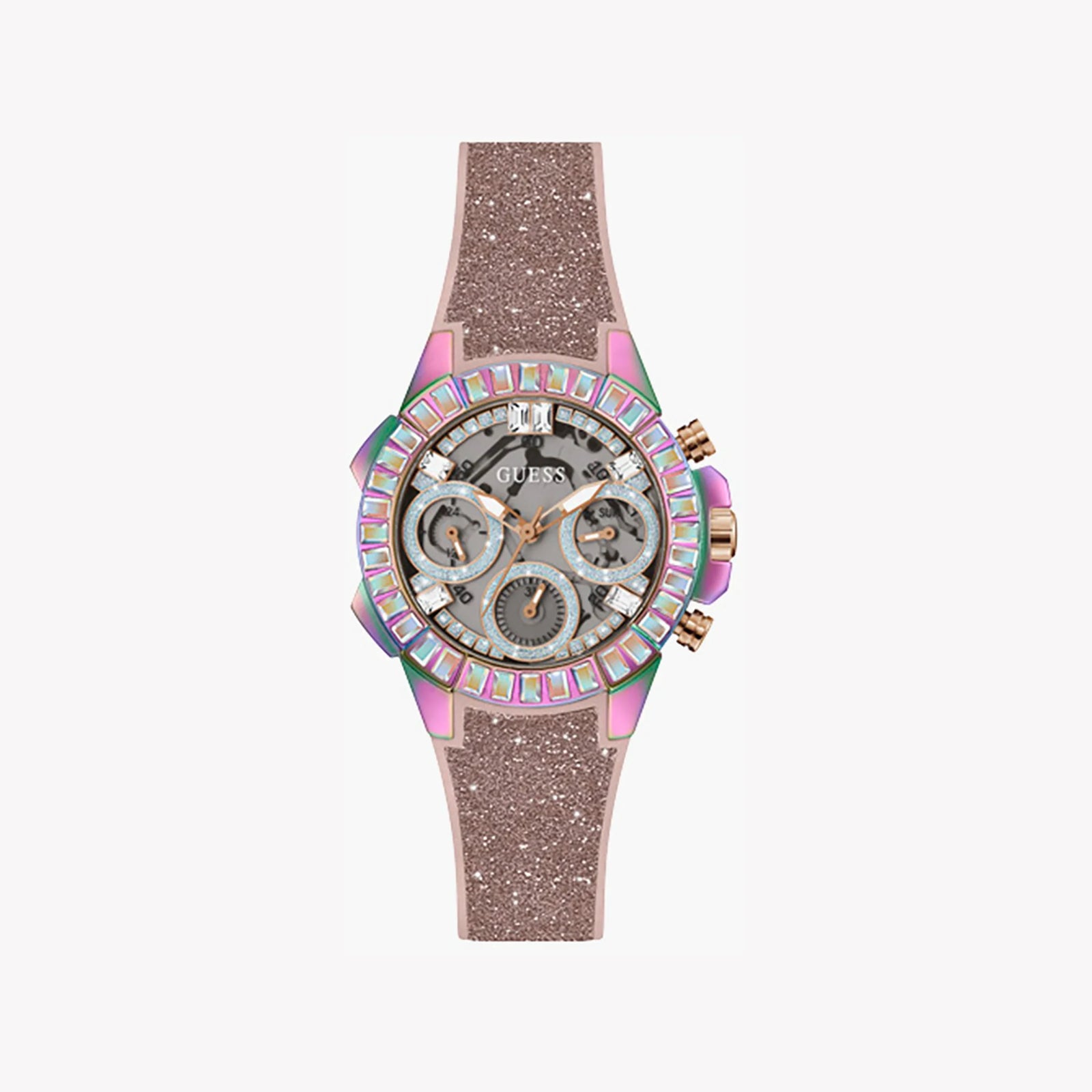Guess Women's Multicolor Silicone Watch, Stainless Steel | Gw0313l4 by i-watch