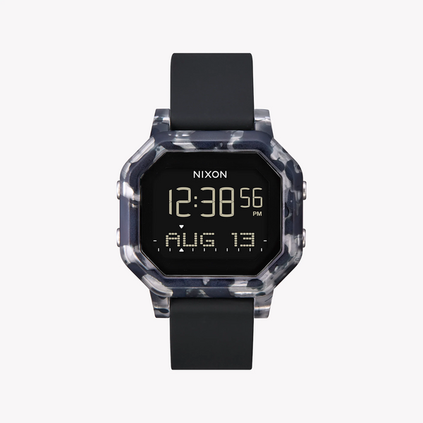 Nixon Men's Black Rubber Watch, Plastic Case | A1210-2882 by i-watch