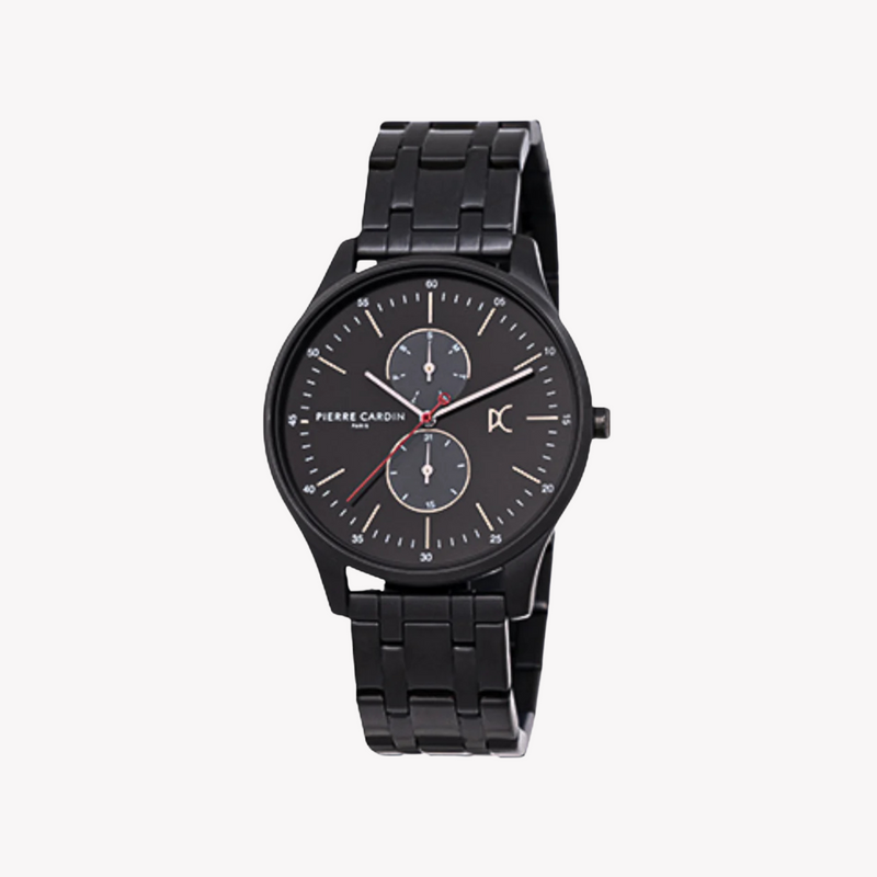 Pierre Cardin Men's Black Metal Watch, Round Case | Cba.4034 by i-watch
