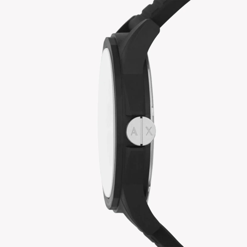 ARMANI EXCHANGE AX2520 - MODERN SOPHISTICATION UNISEX WATCH WITH BLACK NYLON CASE AND SILICONE BAND-i-Watch-2