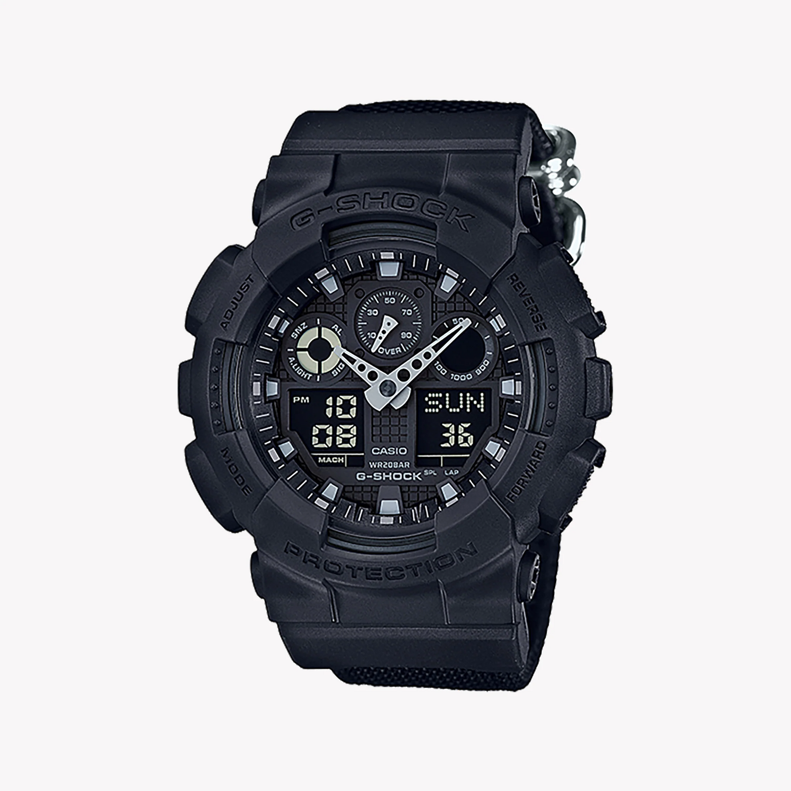 Casio G-Shock Ga100bbn-1a - Bold Adventurer Series Men's Watch With All-Black Design And Rugged Functionality by i-watch