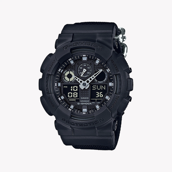 Casio G-Shock Ga100bbn-1a - Bold Adventurer Series Men's Watch With All-Black Design And Rugged Functionality by i-watch