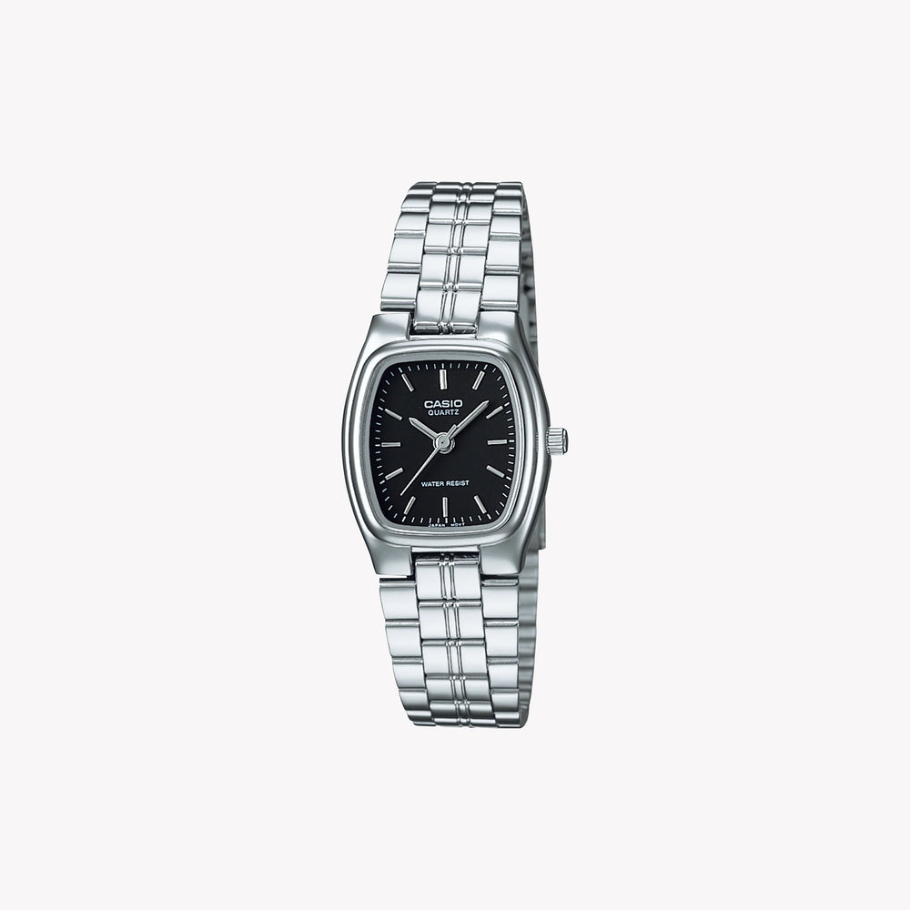Casio Women's Silver Stainless Steel Watch, Silver Dial | Ltp-1169d-1ardf by i-watch