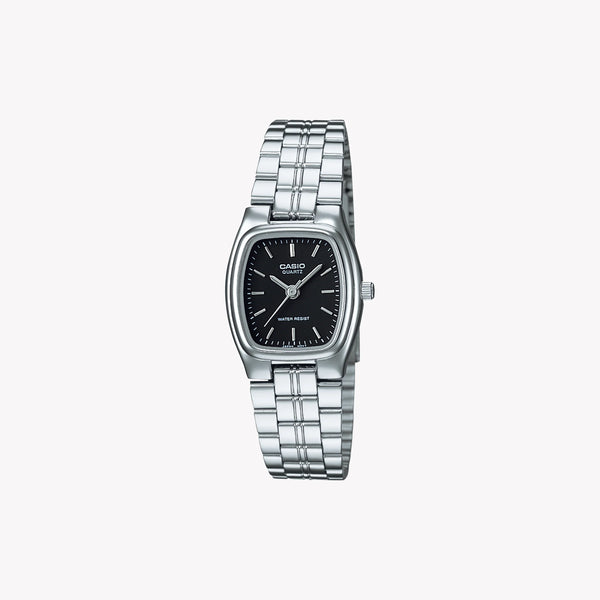Casio Women's Silver Stainless Steel Watch, Silver Dial | Ltp-1169d-1ardf by i-watch
