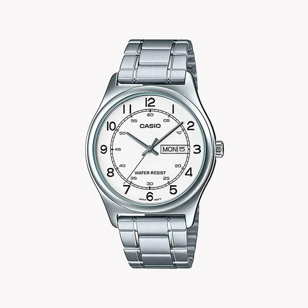 Seiko Men's Stainless Steel Watch, White Dial | Mtp-V006d-7budf by i-watch