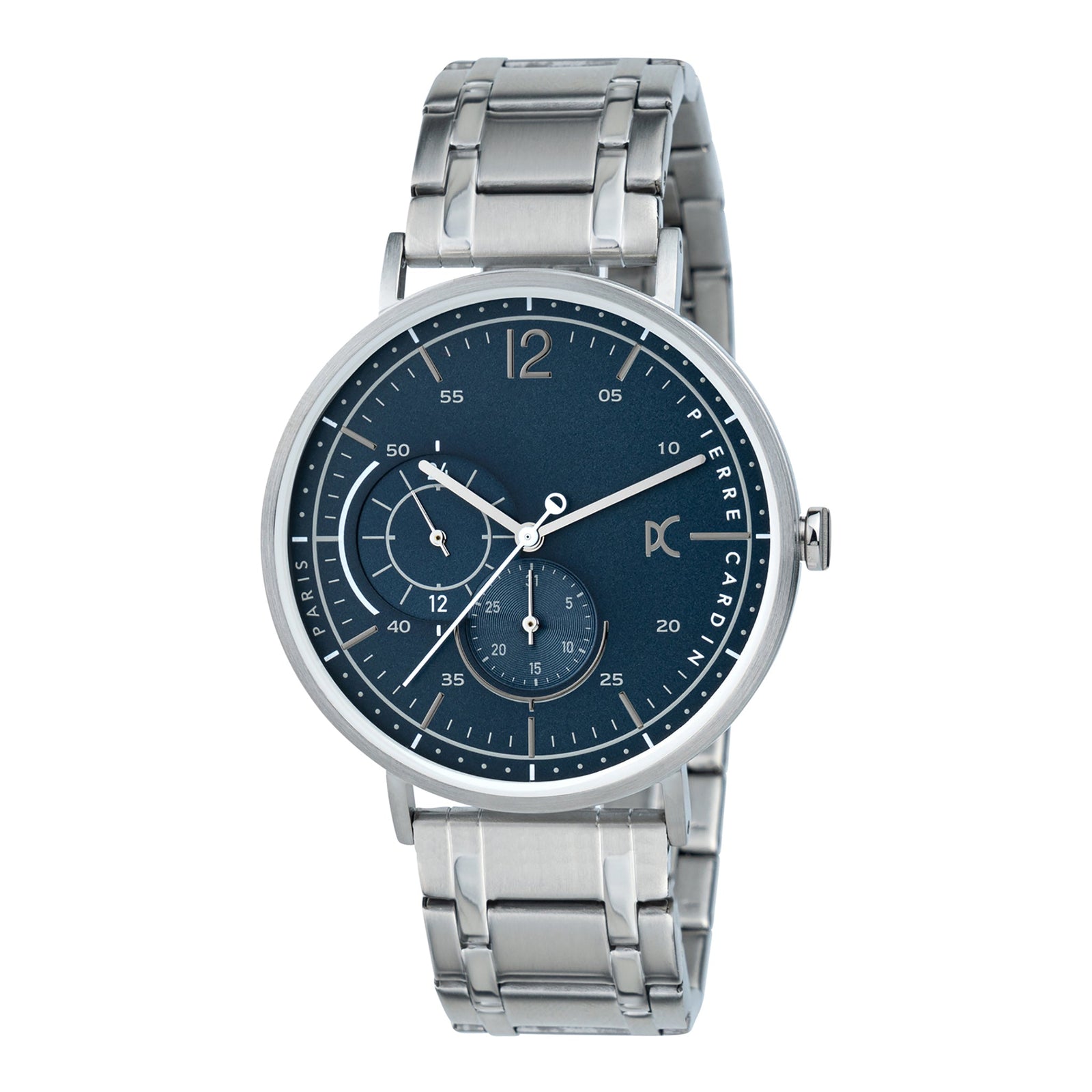 Pierre Cardin Cbn.3027 Elite Silver Men's Watch - Stylish Black Dial & Stainless Steel Band by i-watch