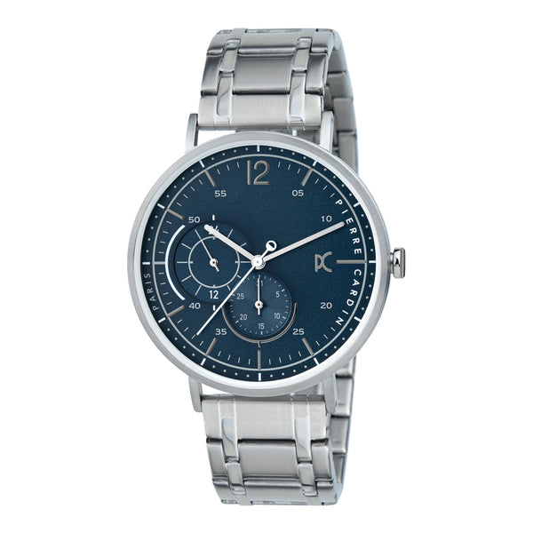 Pierre Cardin Cbn.3027 Elite Silver Men's Watch - Stylish Black Dial & Stainless Steel Band by i-watch