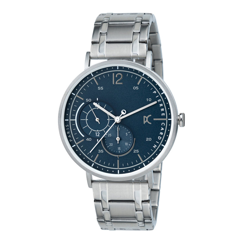 Pierre Cardin Cbn.3027 Elite Silver Men's Watch - Stylish Black Dial & Stainless Steel Band by i-watch