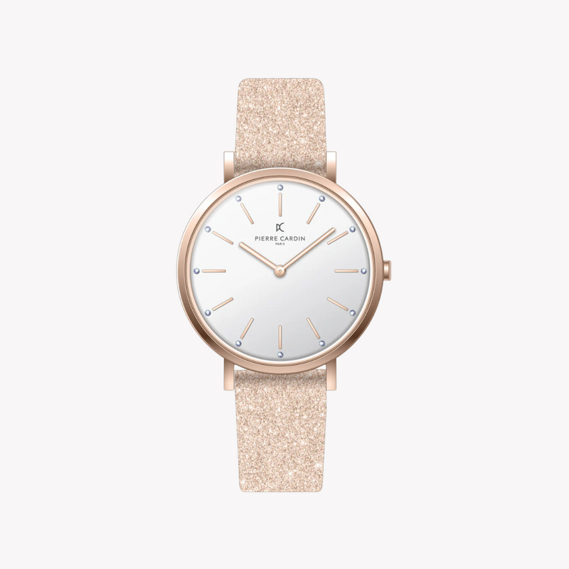 Pierre Cardin Women's Rose Gold Watch, White Dial | Cbv.1112 by i-watch