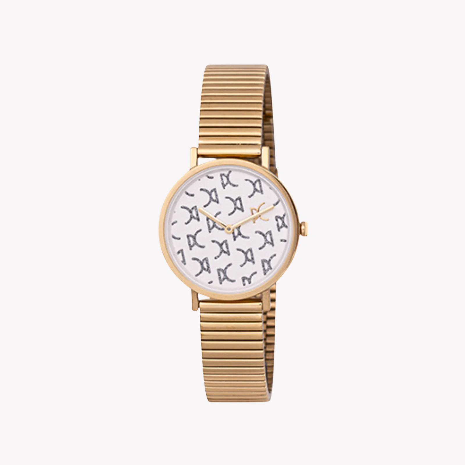 Pierre Cardin Women's Gold Metal Watch, White Dial | Cbv.1542 by i-watch