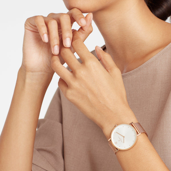 Pierre Cardin Women's Watch With Rose Gold Stainless Steel Case And Rose Gold Stainless Steel Band by i-watch