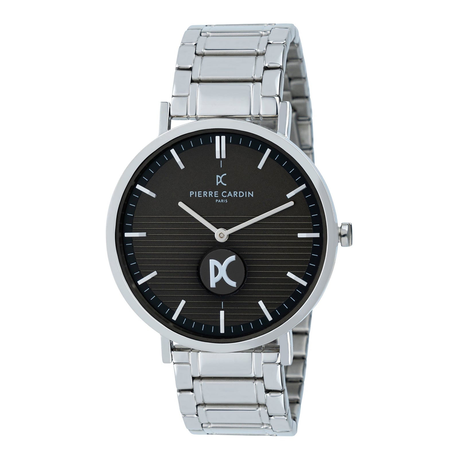 Pierre Cardin Cbv.1050 Men's Luxury Stainless Steel Watch - Elegant Black Dial by i-watch