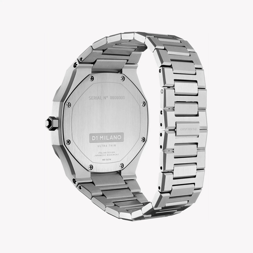 D1 MILANO Women's Silver Watch, Black Dial | D1-UTBL05 by i-watch