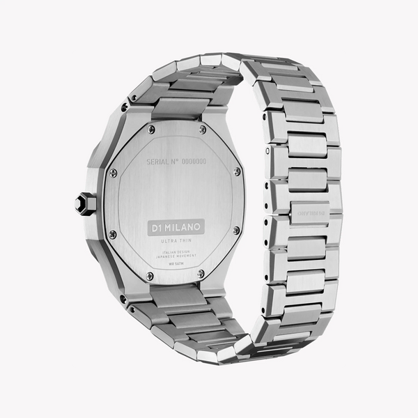 D1 MILANO Women's Silver Watch, Black Dial | D1-UTBL05 by i-watch