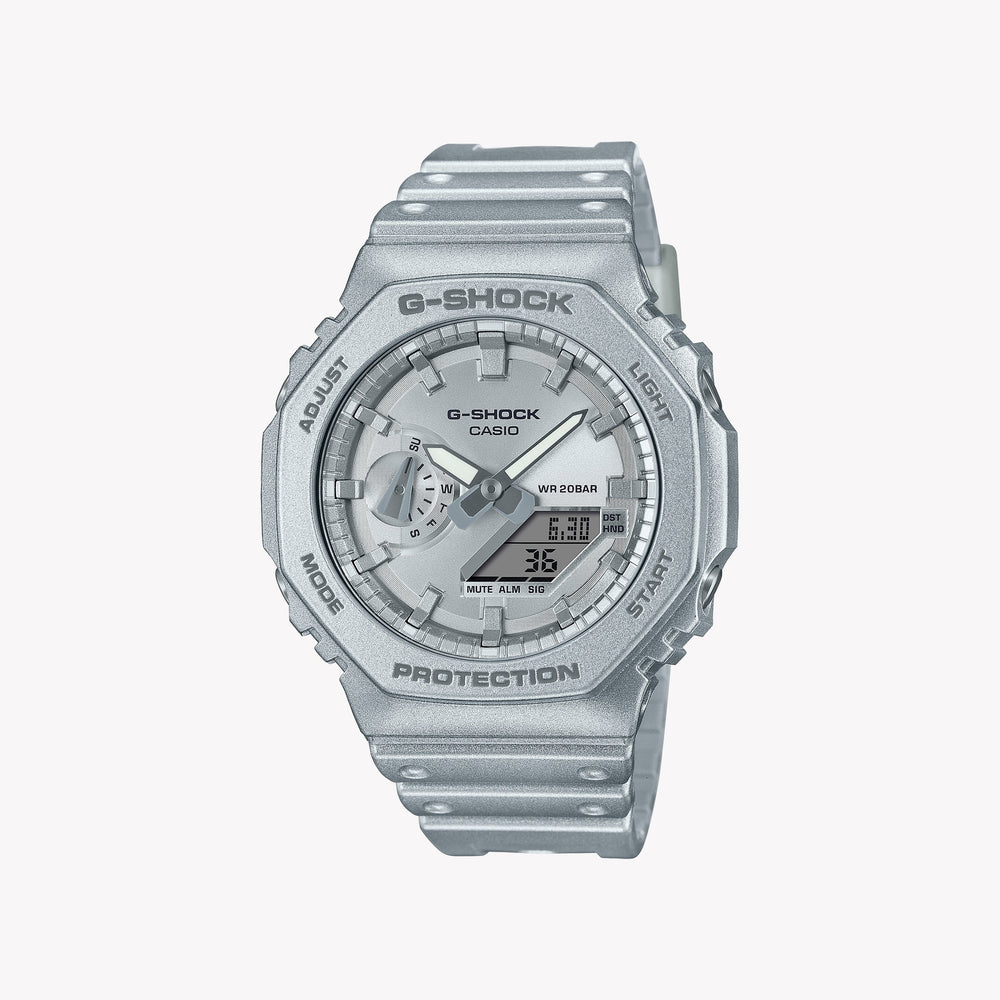 Casio G-Shock Men's Silver Carbon/Resin Watch | Ga-2100ff-8aer by i-watch