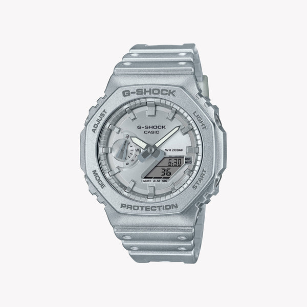 Casio G-Shock Men's Silver Carbon/Resin Watch | Ga-2100ff-8aer by i-watch