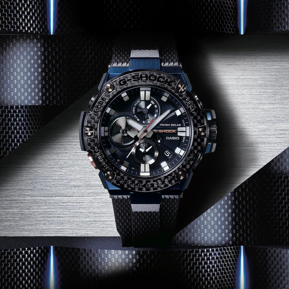 Casio G-Shock Gst-B100xb-2adr - Adventurous Spirit Series Men's Watch With Bold Blue & Black Design by i-watch