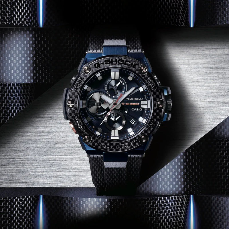 Casio G-Shock Gst-B100xb-2adr - Adventurous Spirit Series Men's Watch With Bold Blue & Black Design by i-watch