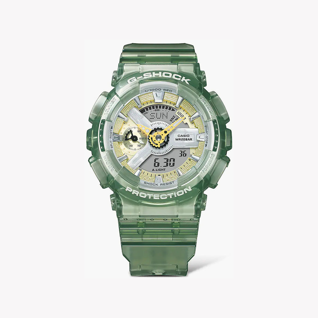 CASIO G-SHOCK GMA-S110GS-3ADR - DYNAMIC GREEN FUSION Women's Watch with vibrant green resin band and sporty elegance-i-Watch-4