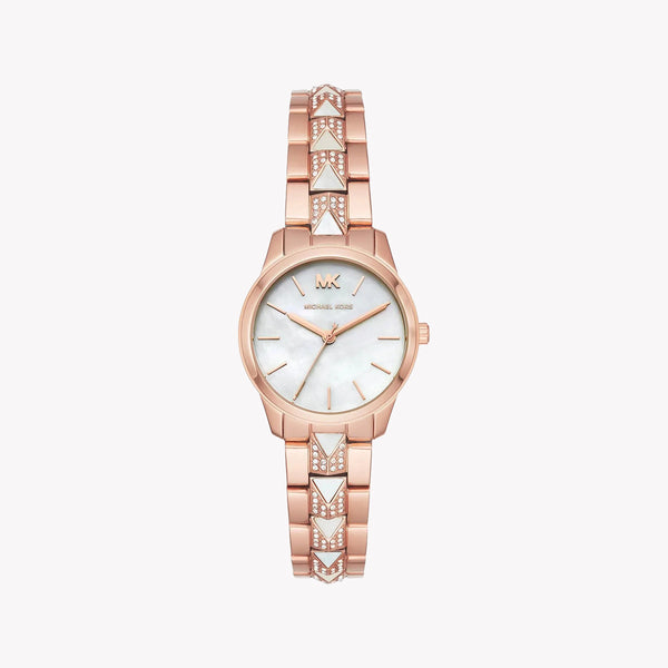 Michael Kors Women's Rose Gold Watch, White Dial | Mk6674 by i-watch