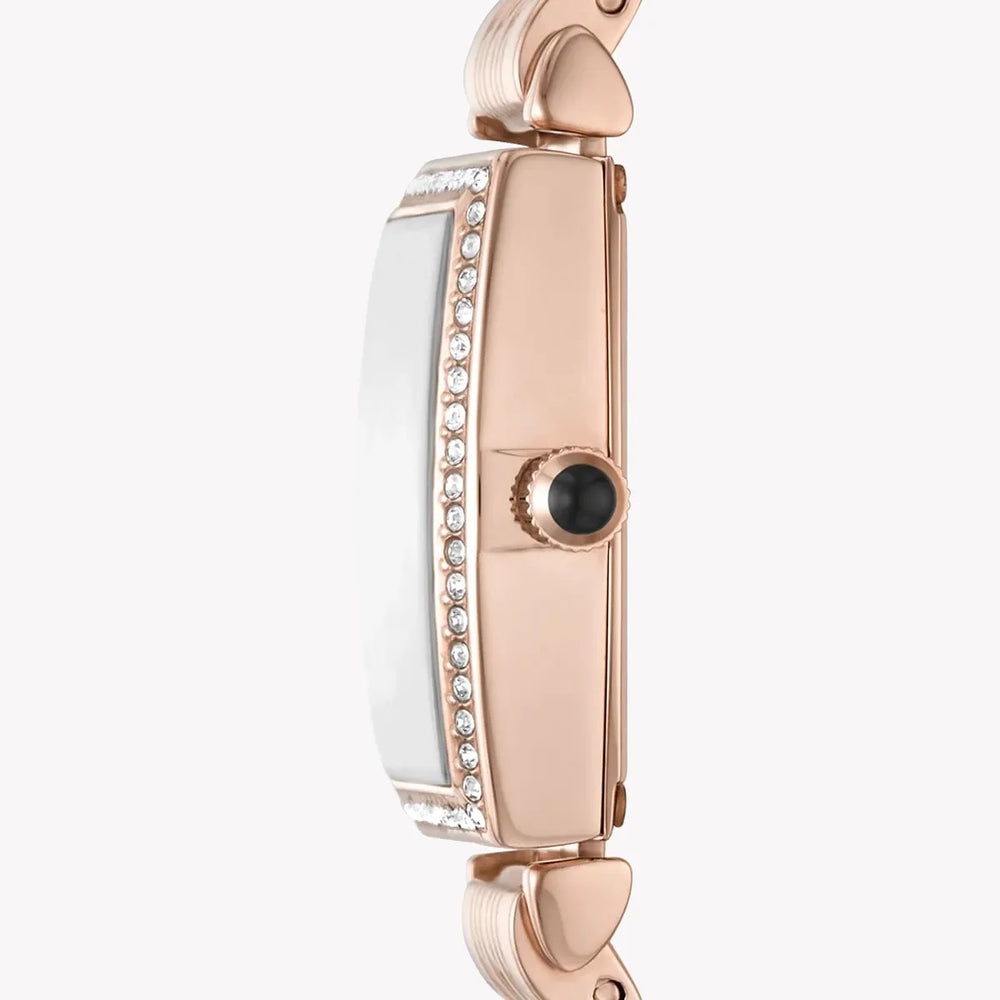 Emporio Armani Women's Rose Gold Watch, White Dial | Ar11406 by i-watch
