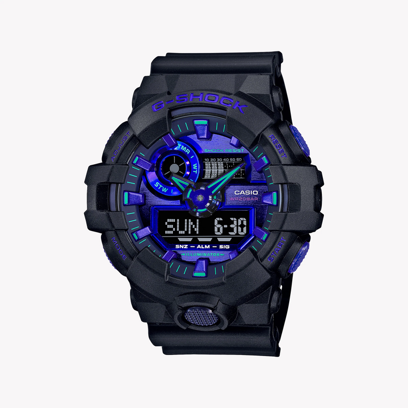 G-Shock Men's Black Resin Watch, Sporty Elegance | Ga-700vb-1adr by i-watch