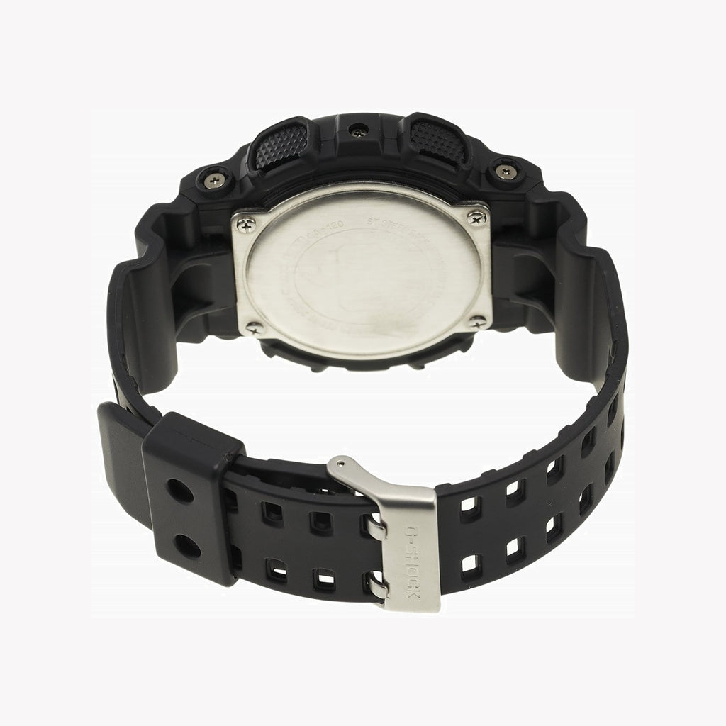 CASIO G-SHOCK GA-120-1A ADVENTURE SEAL - MEN'S BOLD BLACK RESIN WATCH-i-Watch-3