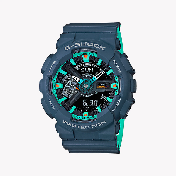 Casio G-Shock Ga-110cc-2adr Blue Powerhouse - Adventure-Ready Men's Watch by i-watch
