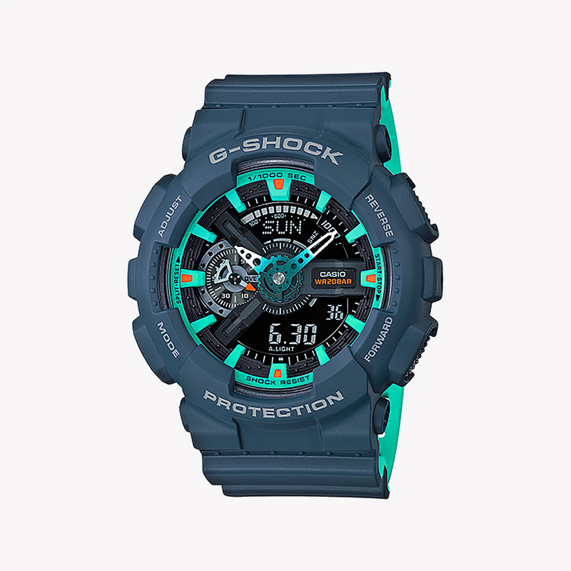 Casio G-Shock Ga-110cc-2adr Blue Powerhouse - Adventure-Ready Men's Watch by i-watch