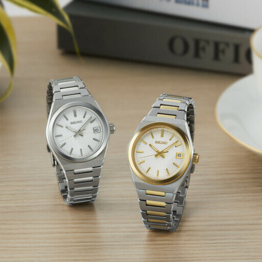 SEIKO SUR578P1 Women's Quartz Watch - Chic Beige Dial, Water-Resistant-i-Watch-2