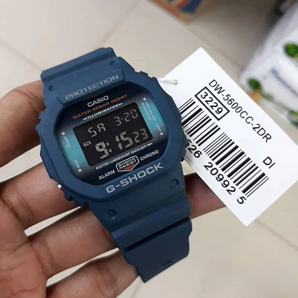 Casio G-Shock Dw-5600cc-2dr - Adventure-Ready Blue Resin Men's Watch by i-watch