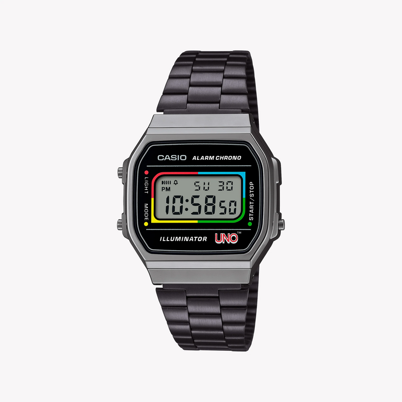 Casio Unisex Gray Resin, Stainless Steel | A168weuc-1adr by i-watch