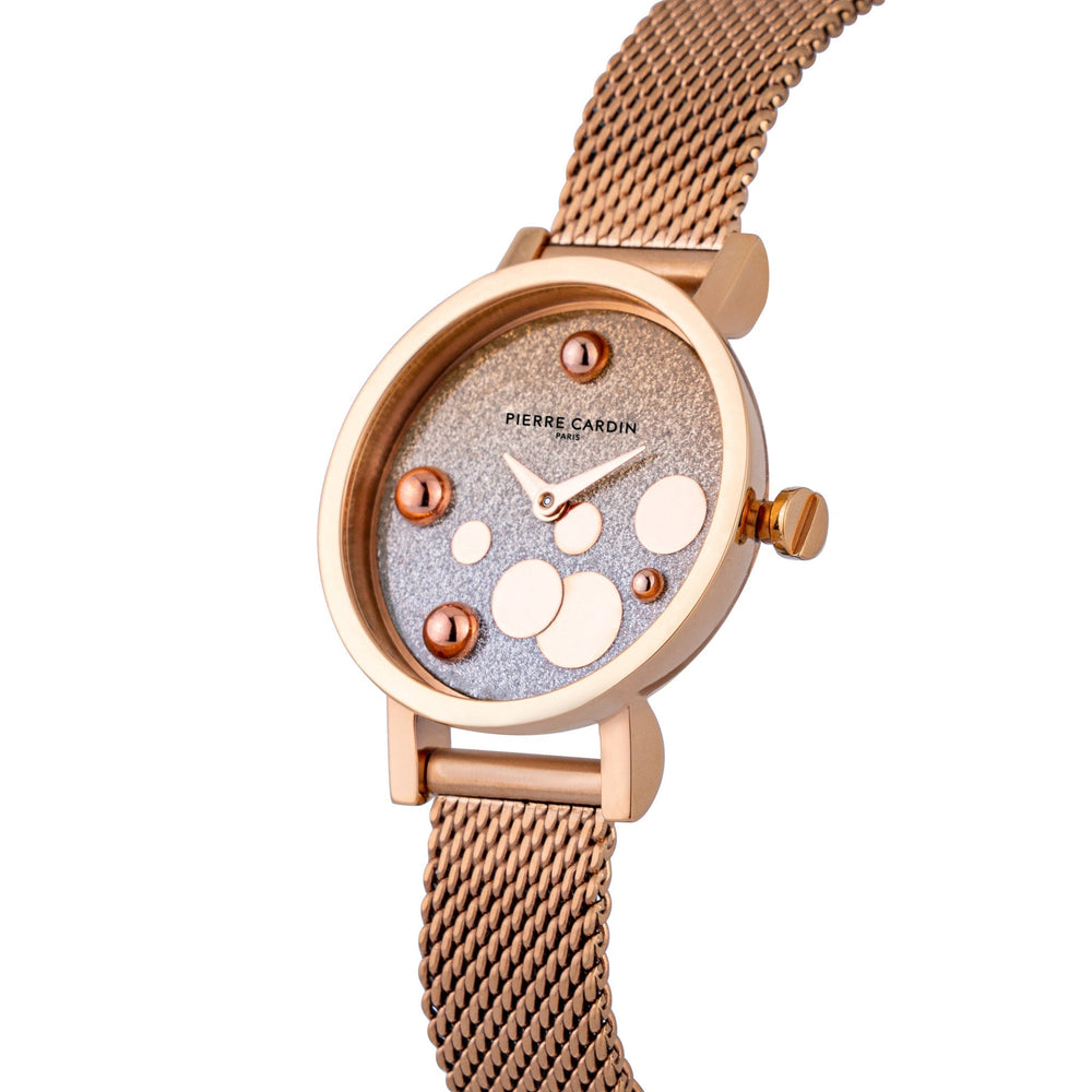 Pierre Cardin Women's Watch With Rose Gold Stainless Steel Case And Rose Gold Stainless Steel Band by i-watch