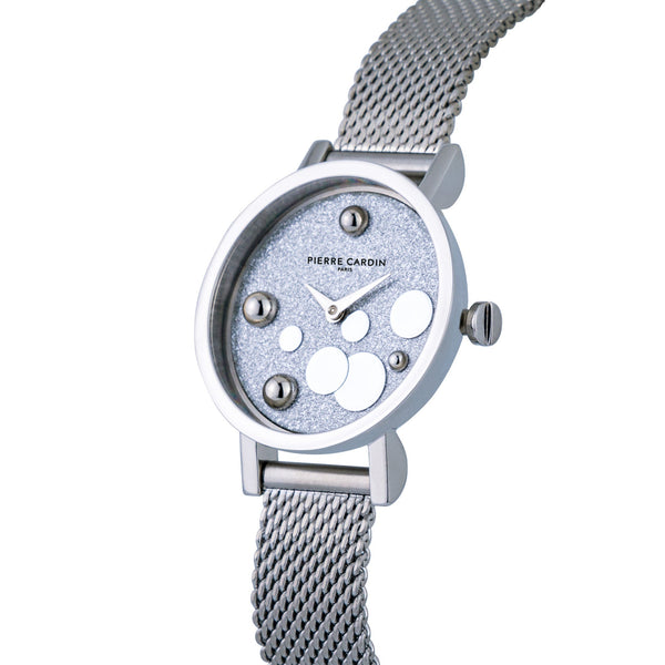 Pierre Cardin Women's Watch With Silver Stainless Steel Case And Silver Stainless Steel Band by i-watch