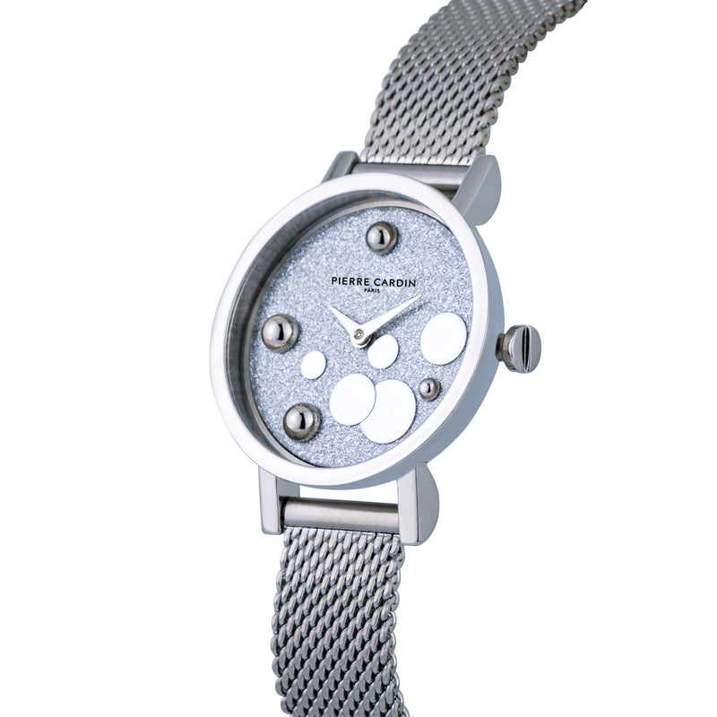 Pierre Cardin Women's Watch With Silver Stainless Steel Case And Silver Stainless Steel Band by i-watch