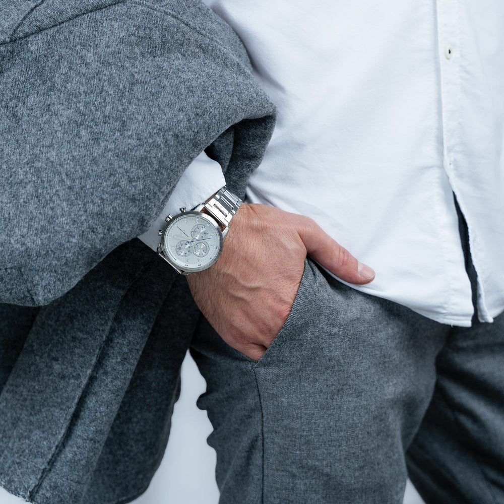 Pierre Cardin Men's Silver Watch, White Dial | Ccp.5010 by i-watch