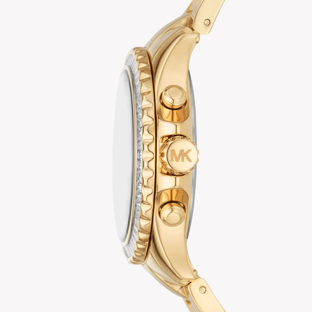 MICHAEL KORS MK7212 - ELEGANT GOLD TONE WOMEN'S ANALOG WATCH WITH WHITE DIAL & STAINLESS STEEL BAND-i-Watch-2