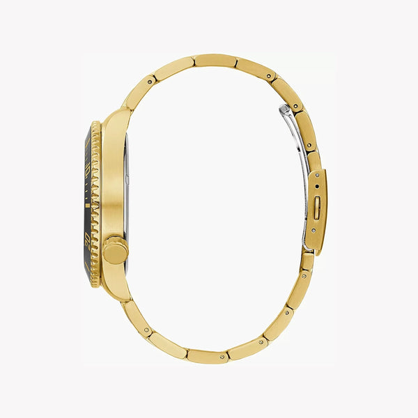 Guess Men's Gold Watch, Black Dial | Gw0488g2 by i-watch