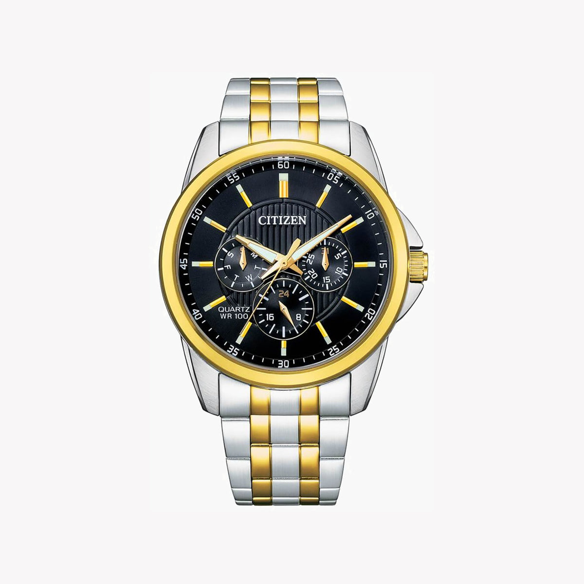 CITIZEN AG8348-56E - MODERN SOPHISTICATION MEN'S TIMEPIECE WITH STUNNING BLACK DIAL & STAINLESS STEEL BRACELET